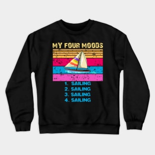 Funny Sailing Boat Crewneck Sweatshirt